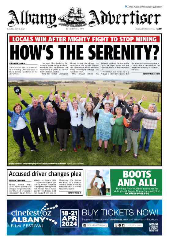 Albany Advertiser - Tuesday, 09 April 2024 edition